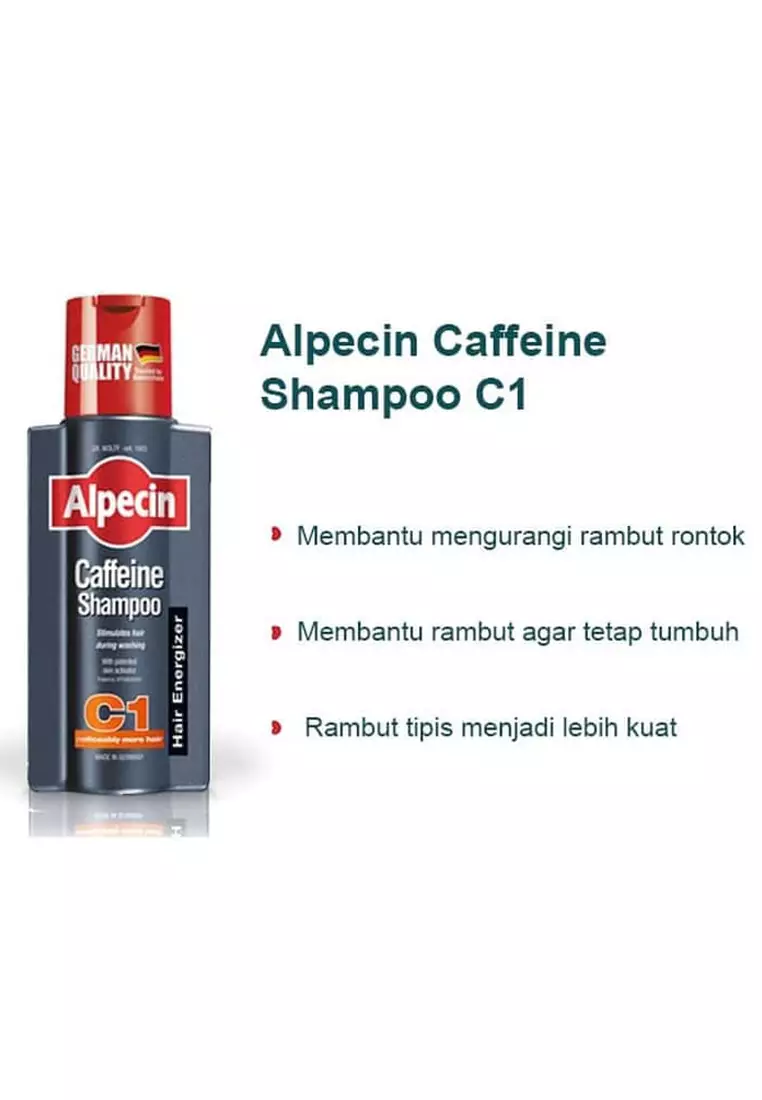 Alpecin C1 Caffeine Shampo Rambut Rontok Pria/Hair Loss Shampoo 250ml