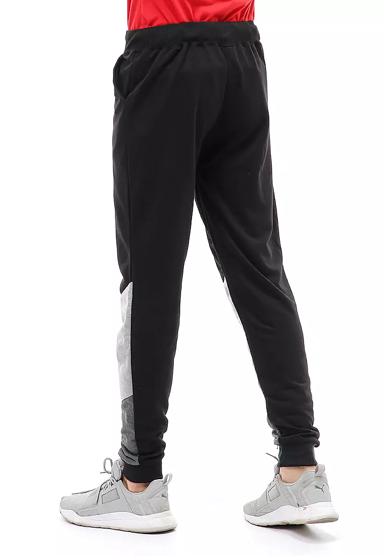 Locko Long Pants Celana Jogger Training Pria Material Baby Terry ORIGINAL - Black