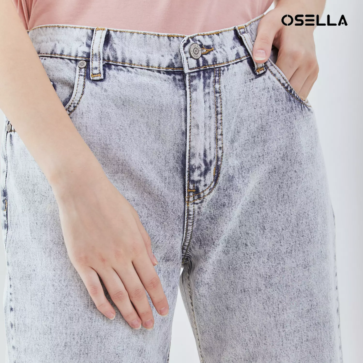 [NEW] Osella Jubilee Mom Fit Denim Pants 218O4001A | Celana Jeans Wanita