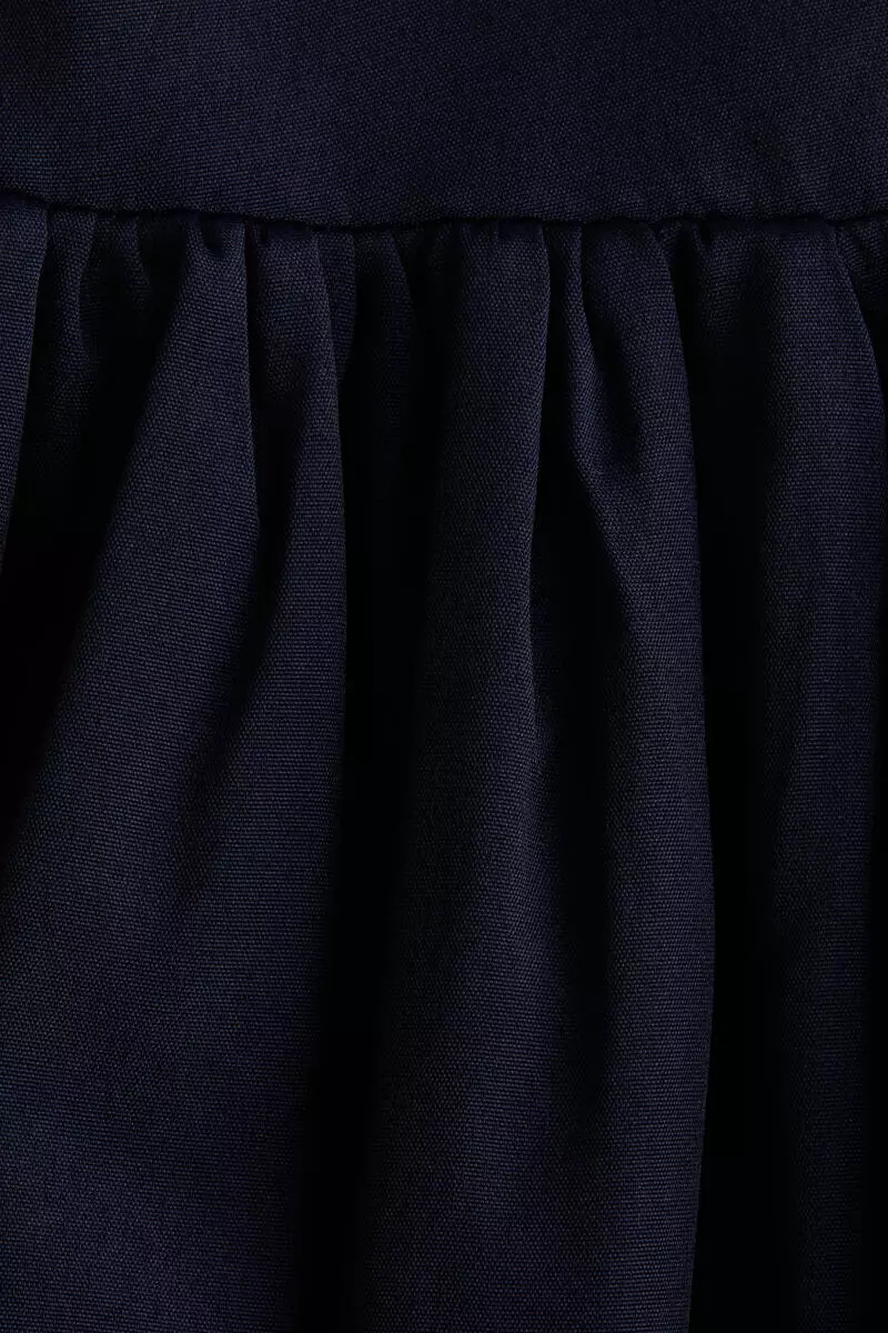 Bubble-hem shirt dress