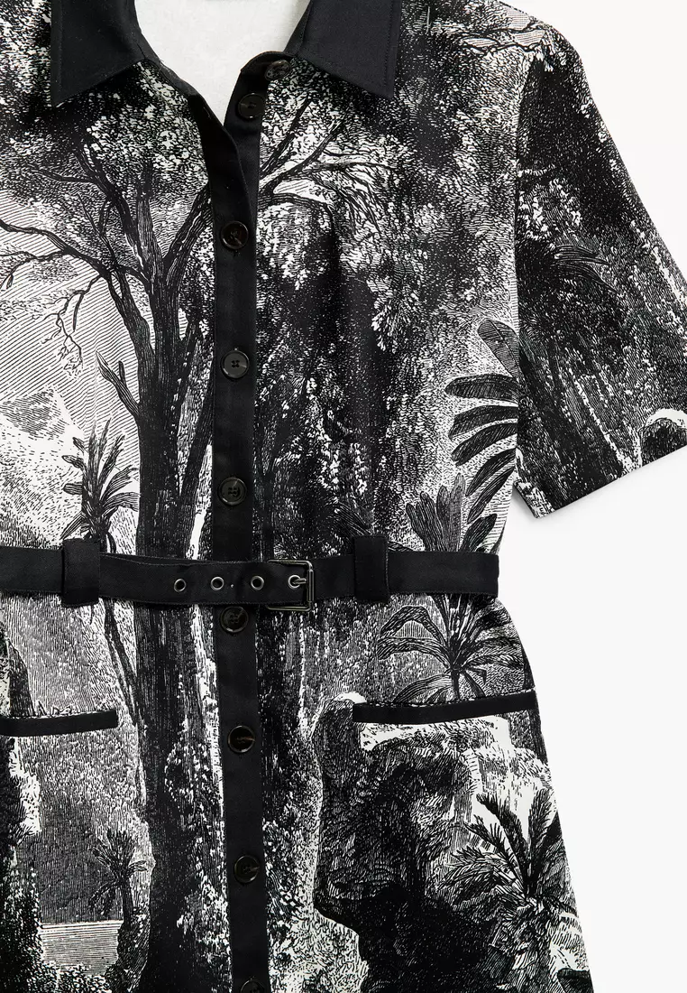 Shirt dress lithograph M. Cristian Lacroix