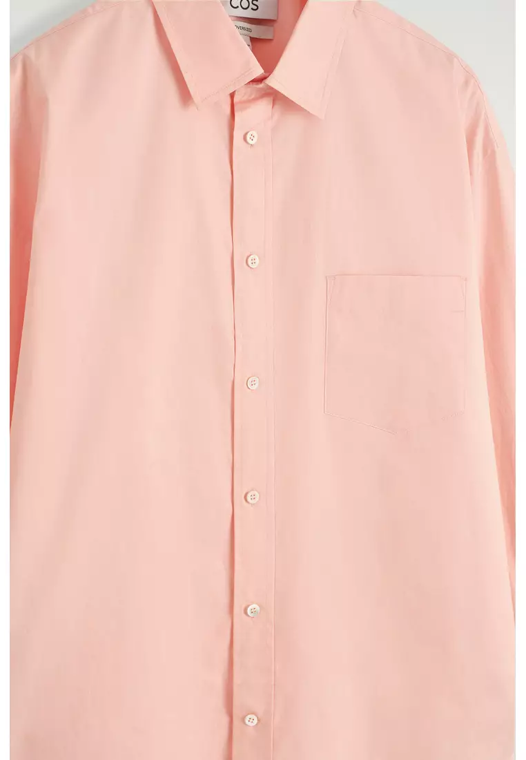 WIDE OVERSIZED COTTON OXFORD SHIRT
