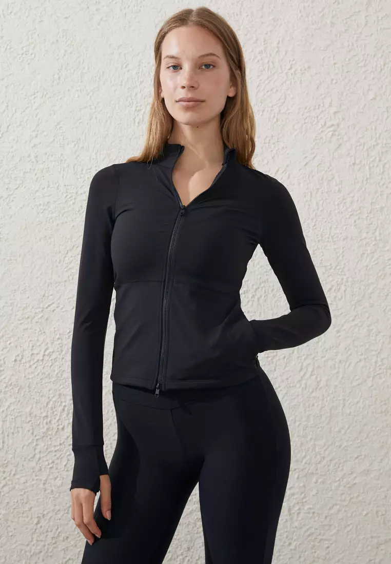 Active Core Zip Through Long Sleeves Jacket