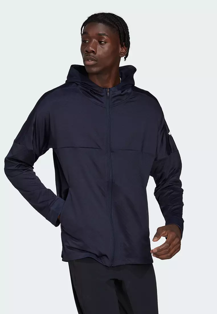 Adidas workout fz clearance hoodie