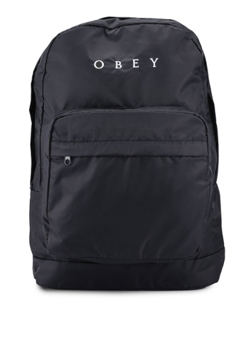 ONE SIZE OBEY Mens Takeover Day Pack black