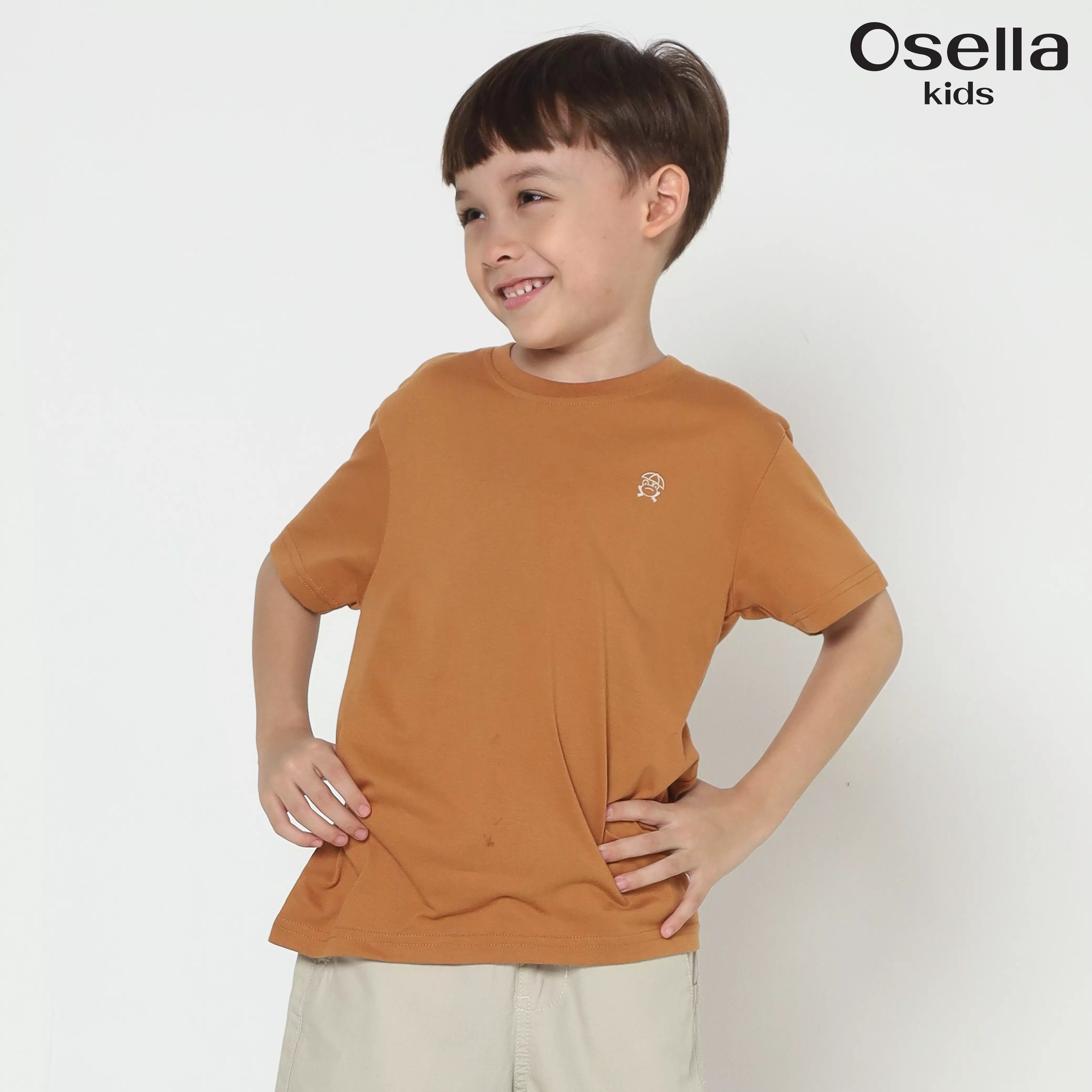 Osella Kids Basic Regular T-Shirt 3272500255 | Kaos Lengan Pendek Anak Laki-Laki