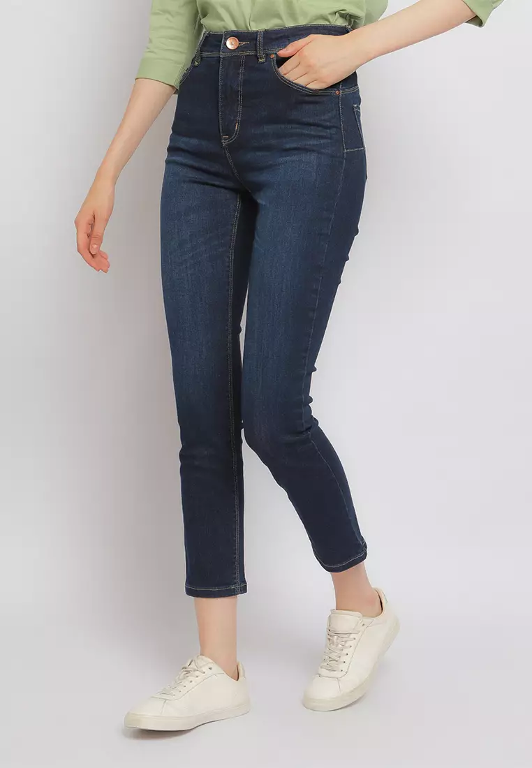 C2 Zoella Navy Jeans Dual Push Skinny