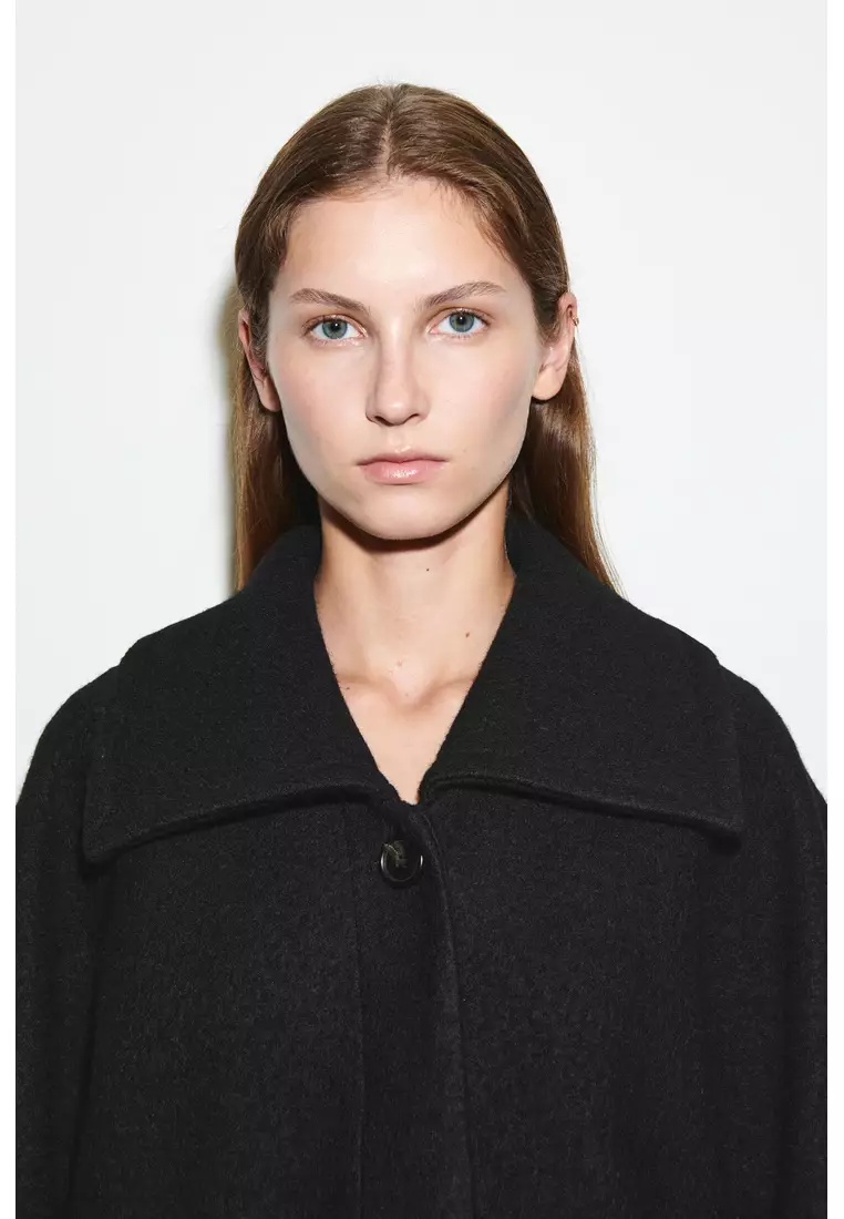 OVERSIZED BOILED-WOOL JACKET
