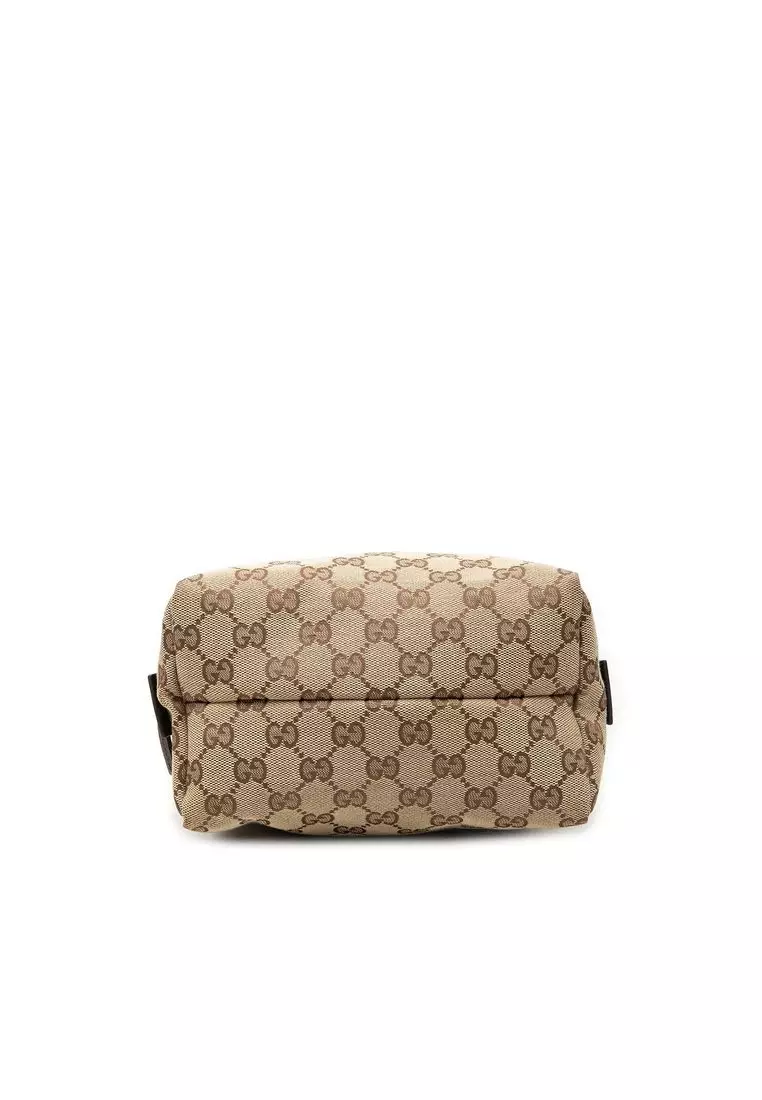 Pre-Loved Gucci Mini Gg Canvas Balthus Tofu Bag