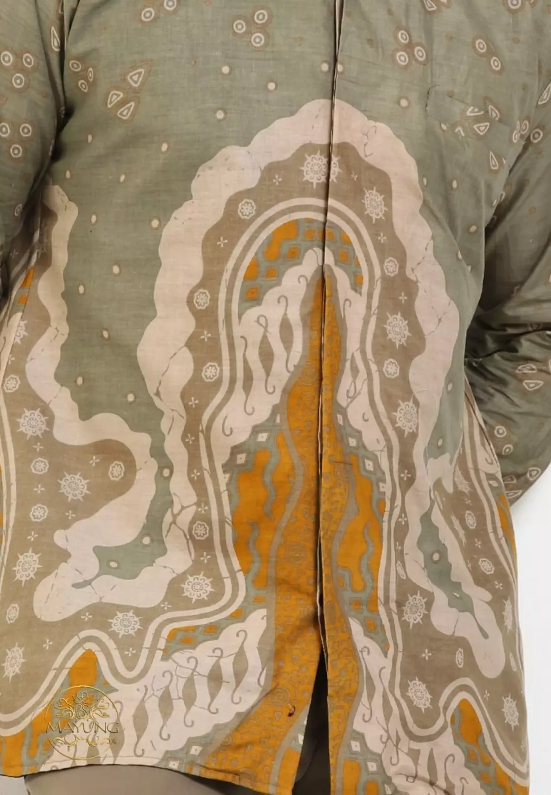 Kamandanu Ijo Kemeja Batik Pria Premium Slimfit Modern Lengan Panjang