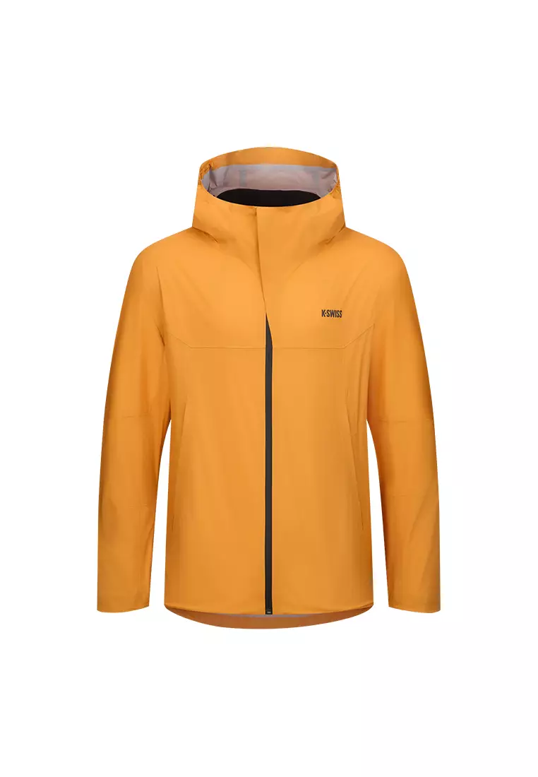 男裝 K-SWISS LOGO 防風防水輕量沖鋒衣 外套