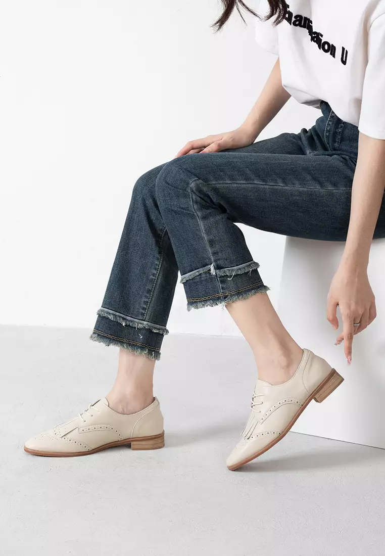 Brogue Leather Tassel Derbys TH926-3