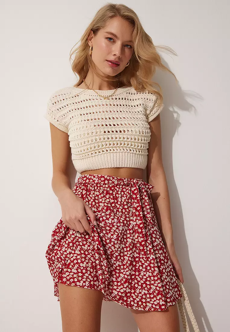 Floral Pattern Skort