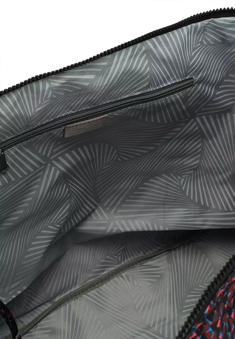 Printed Nylon Large Top Handle Bag