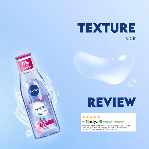 NIVEA Micellair Pearl & White 200ml - Twin Pack