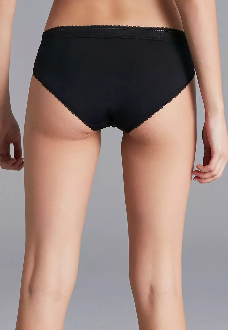 Lace Detail Comfortable Slip Briefs