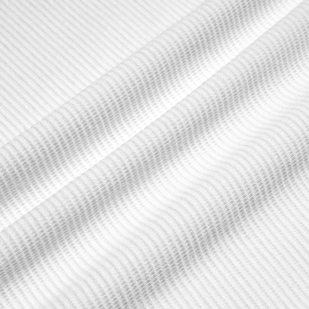 Solid Square Texture T-Shirt White