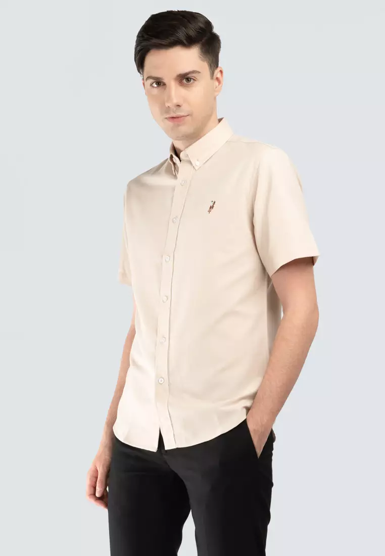 Polo Haus - Men’Cotton Plain Regular Fit Short Sleeve