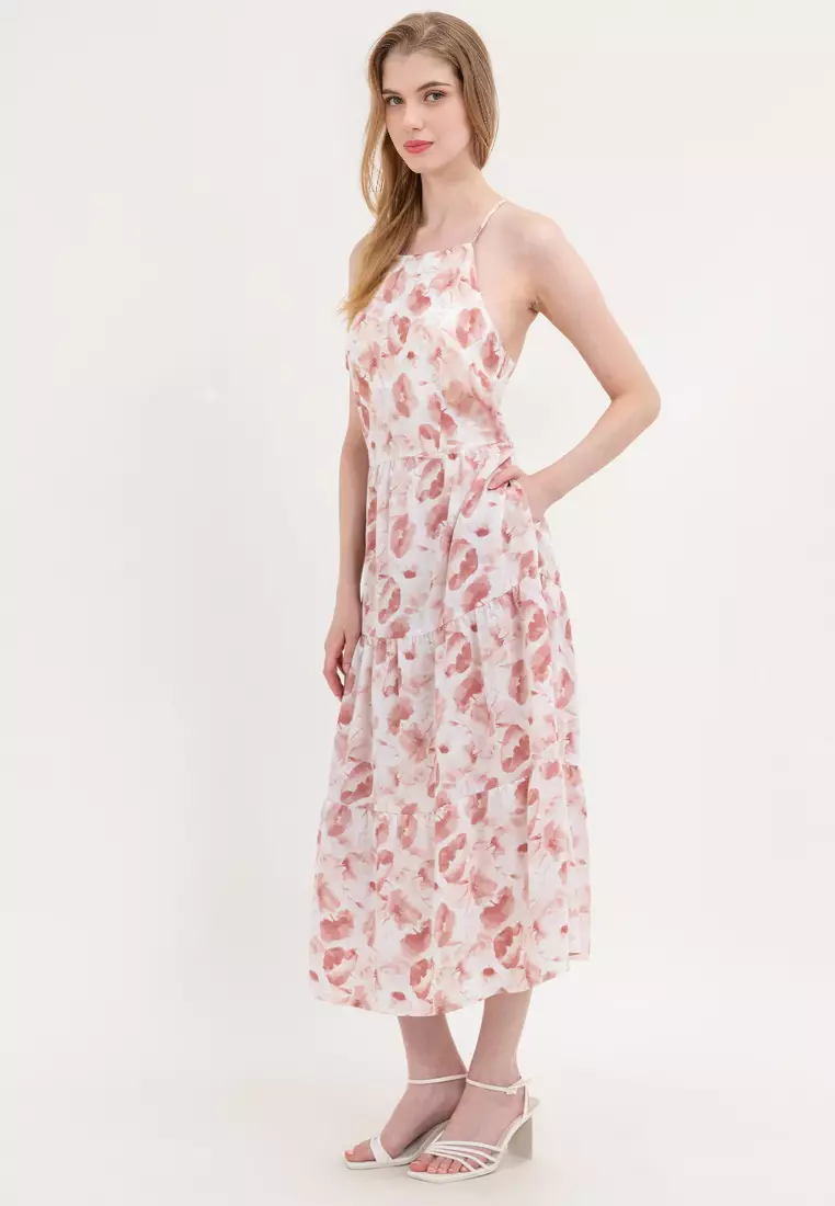 Lulu Halter Tiered dress