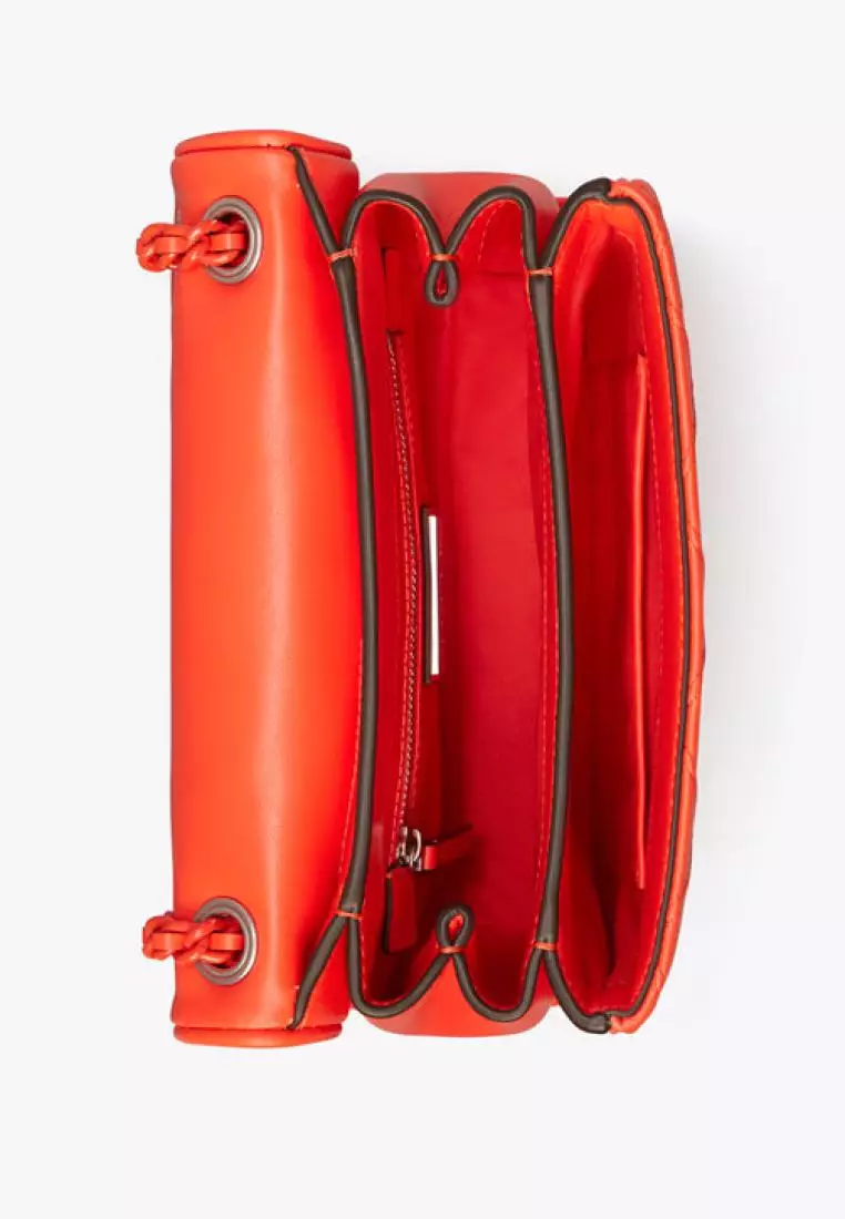 Tory Burch Small Fleming Soft Convertible Shoulder Bag Sour Cherry