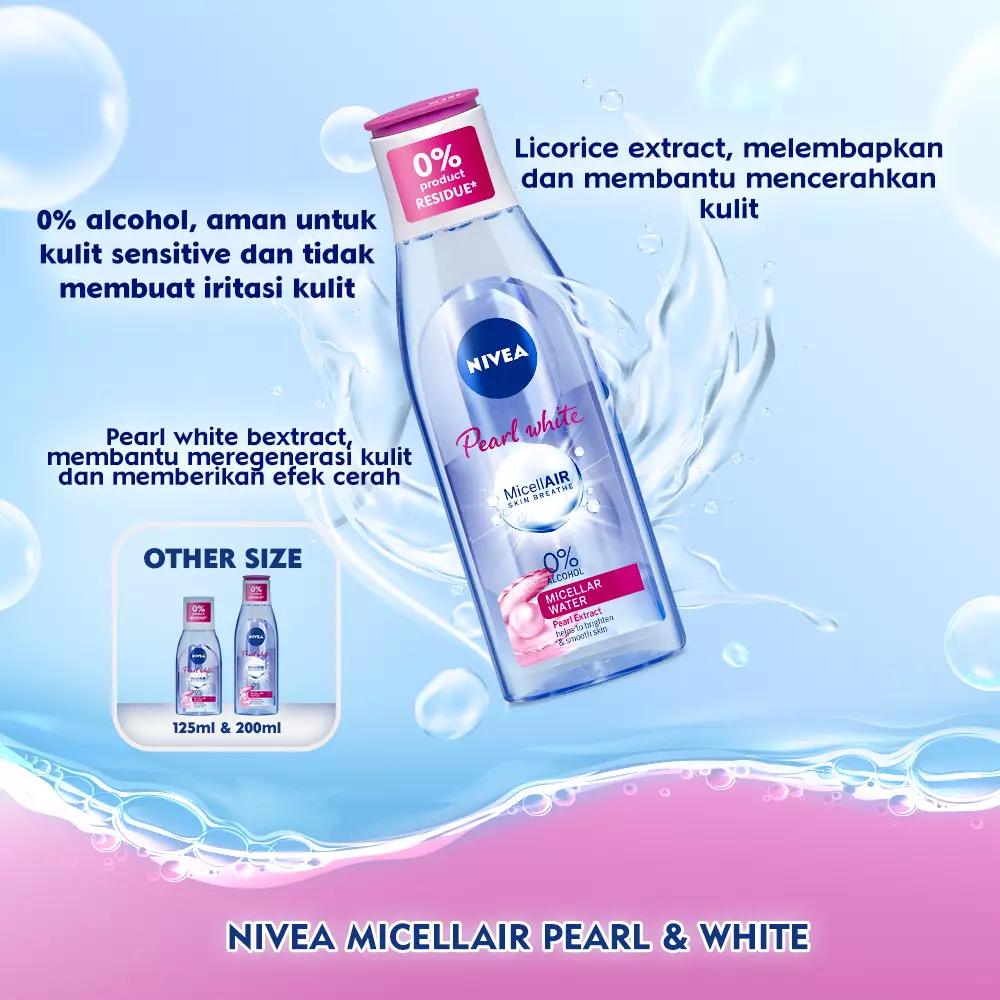 NIVEA Face Care Micellair Pearl & Bright 200ml