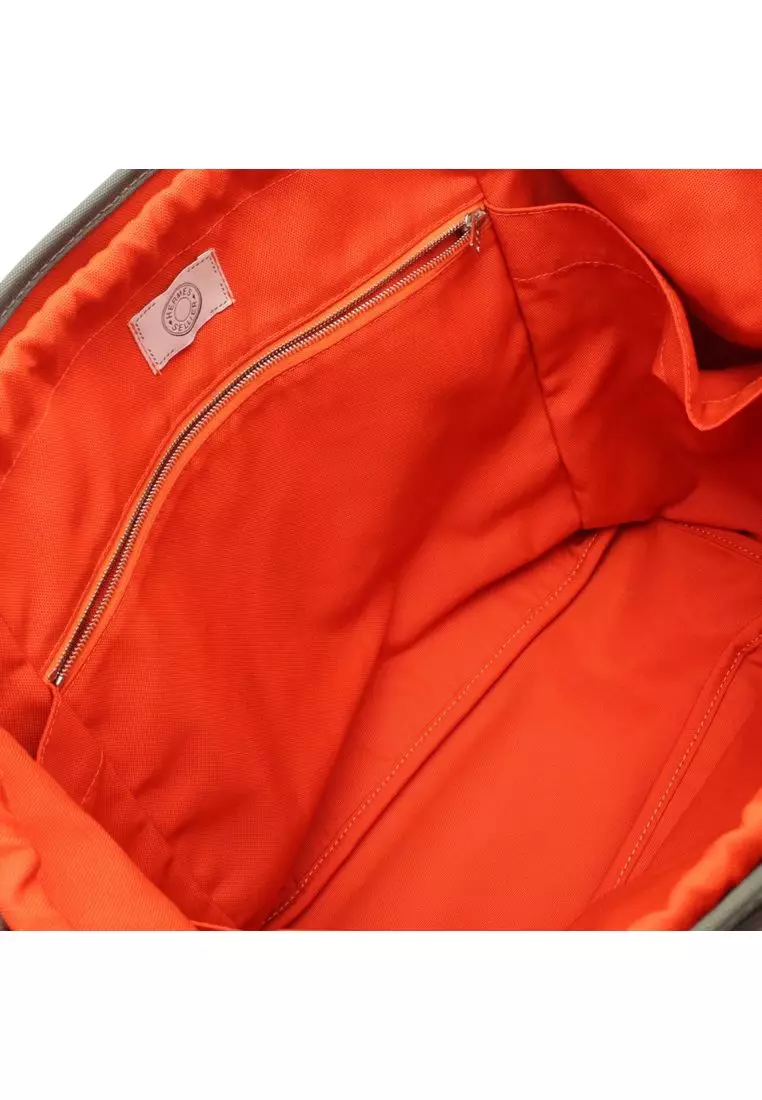Pre-Loved Hermès Toile Sac De Pansage Grooming Bag