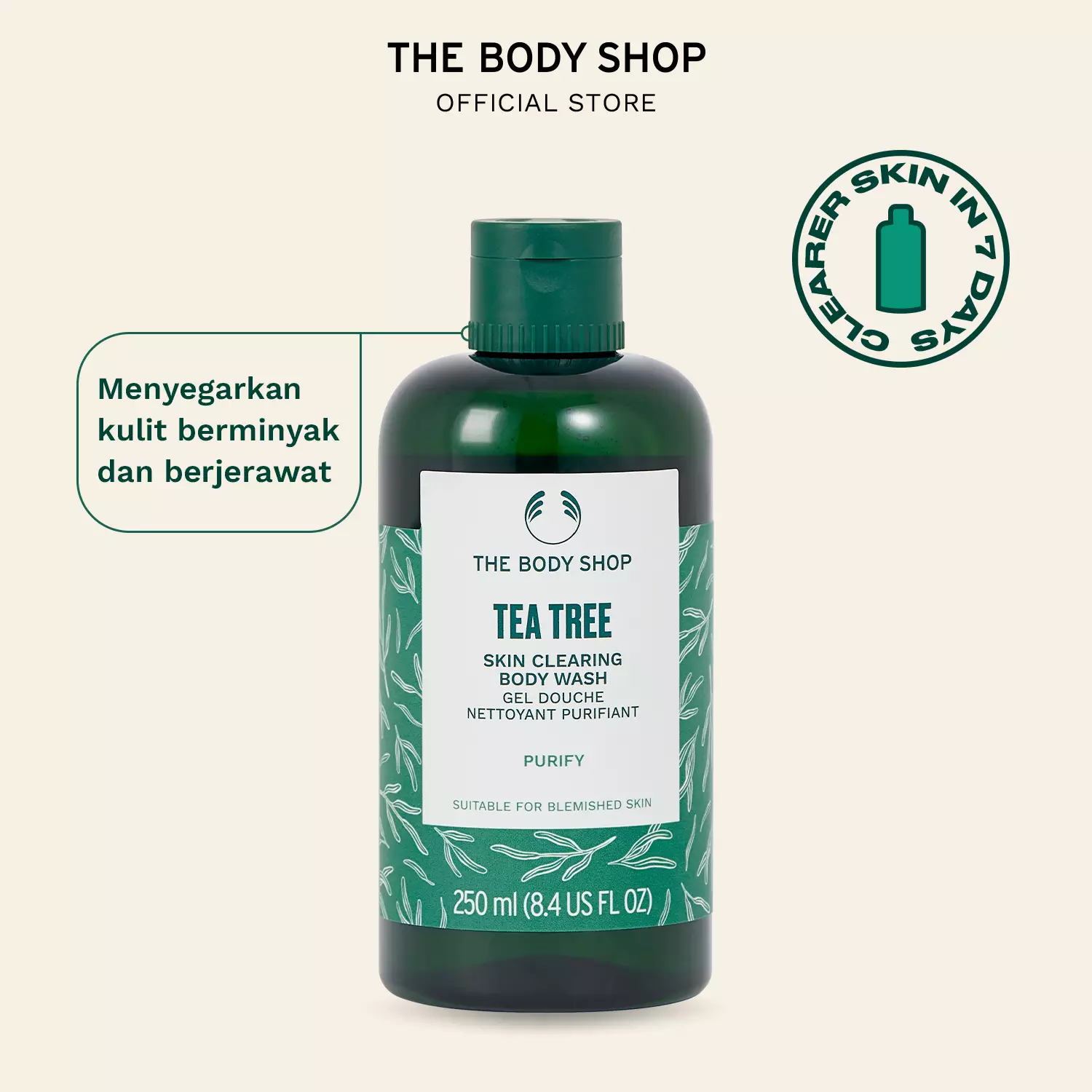Tea Tree Body Wash 250ml