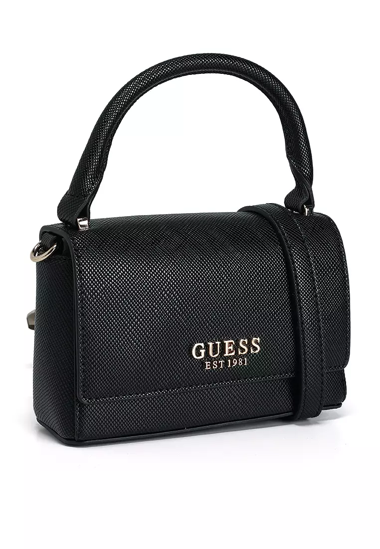 Jual GUESS Fedana Mini Top Handle Flap Bag Original 2025 ZALORA