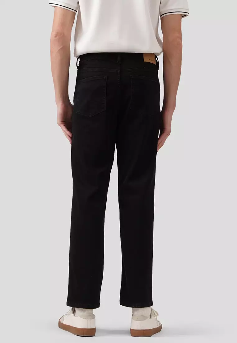 Regular Fit Raw Denim Jeans