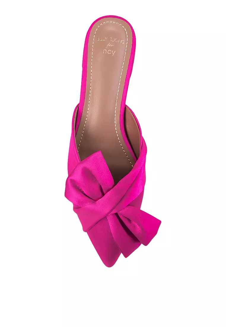 CHARMINE J23103-8 FORMAL SANDAL MULES FUSCHIA