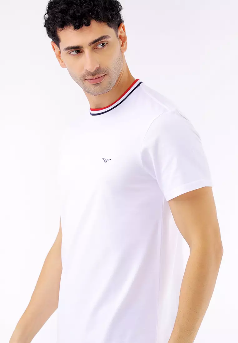 Round Neck Pique Short Sleeve