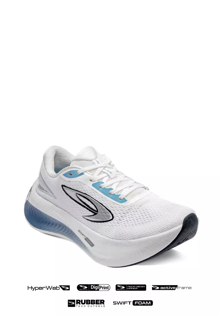 910 Nineten Hiroshi 2.0 Sepatu Lari - Putih/Biru