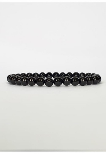 Jillian & Jacob Gemstones black Black Tourmaline Bracelet 6mm-19cm 52E15AC6D81210GS_1
