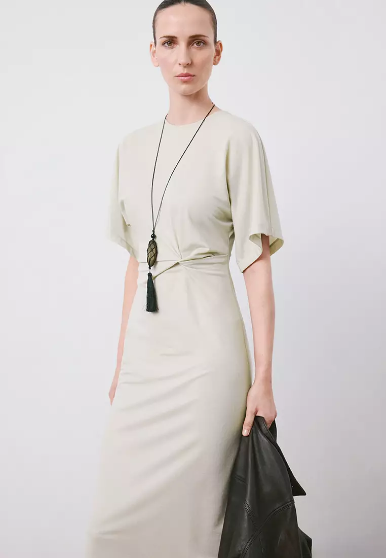 Side Gathered Detail Dress