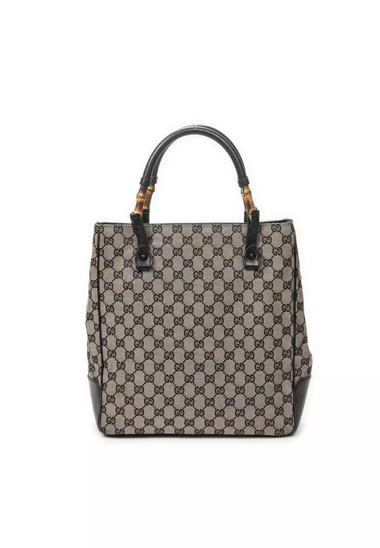 Buy Gucci Pre-Loved Bamboo Tote 2026 Online | ZALORA