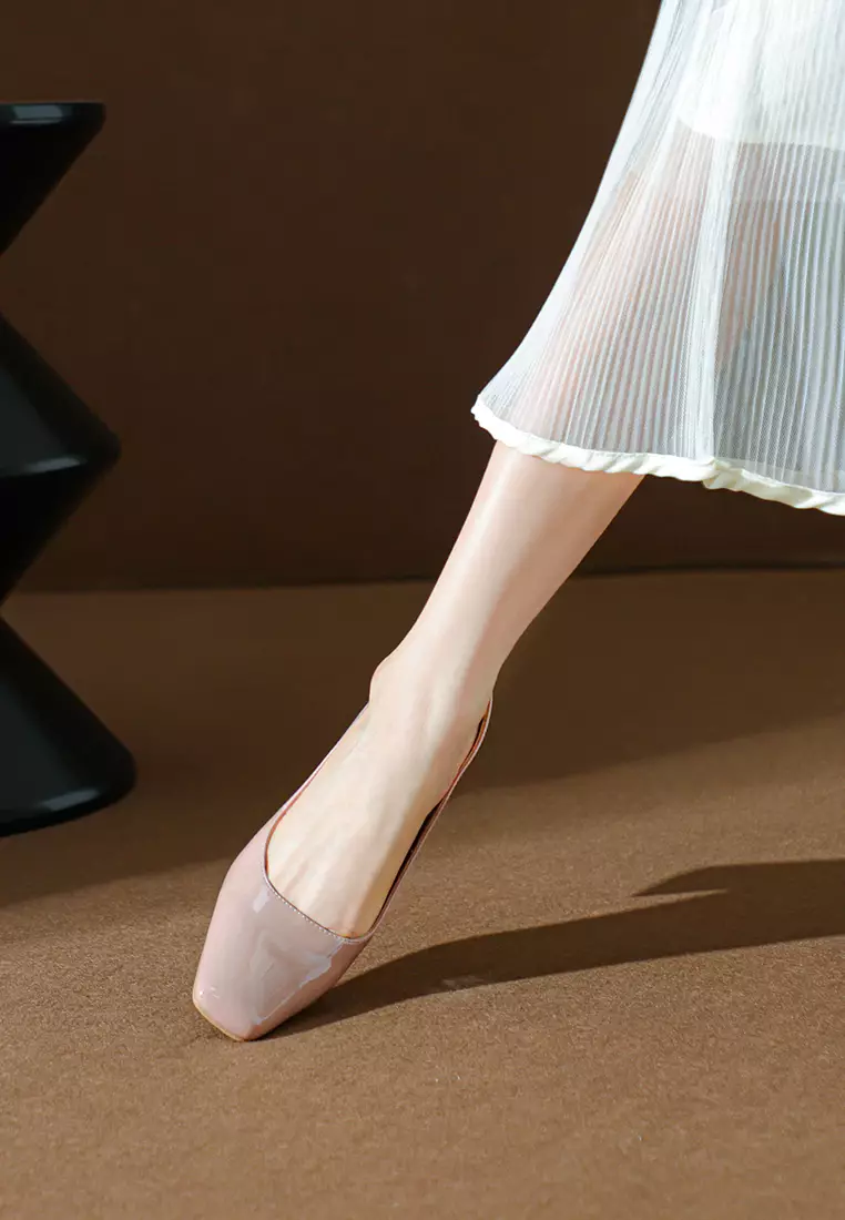 5CM 方頭漆皮高跟鞋 BY2355-3