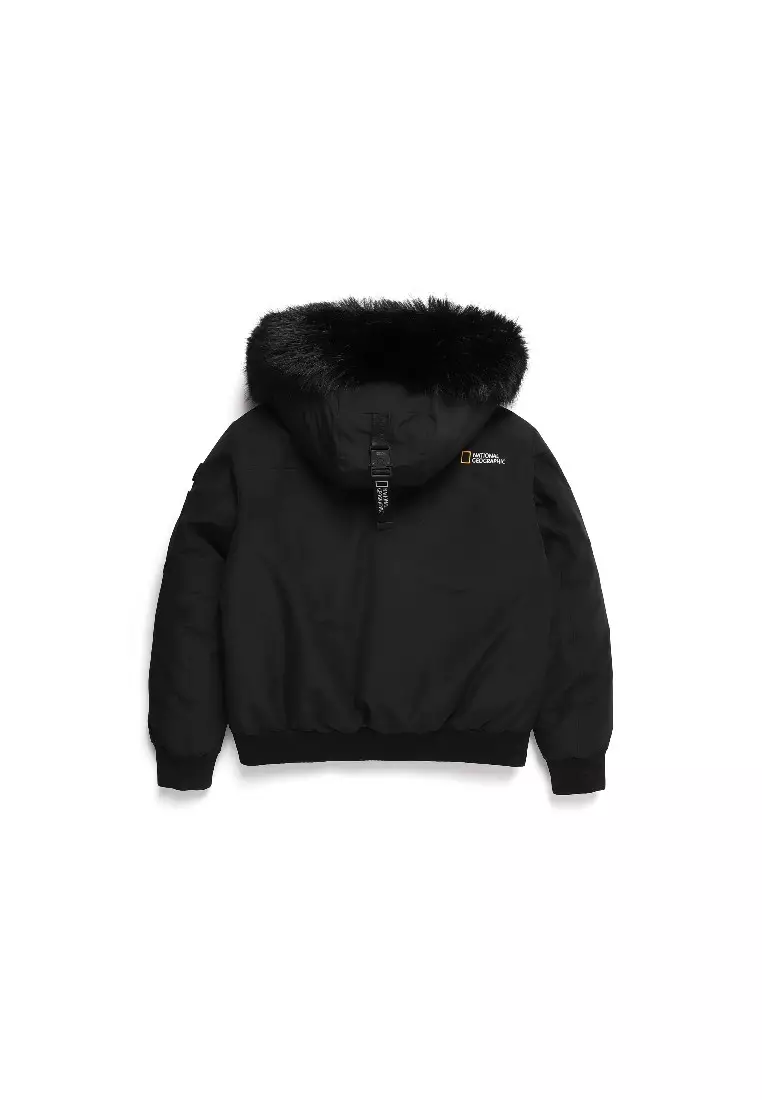 女裝TARUGA毛邊連帽羽絨外套