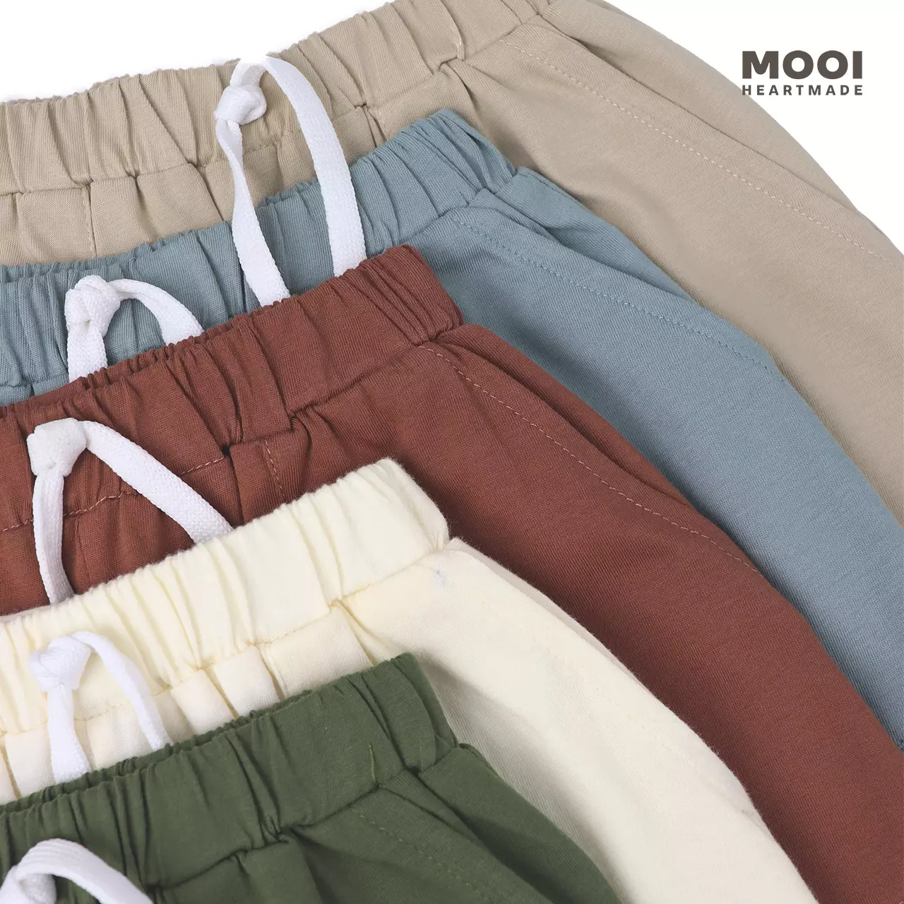 Mooi Celana Jogger Anak Akeno Jogger Pants Kids - Ivory