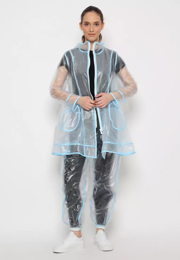 Qara Raincoat Blue