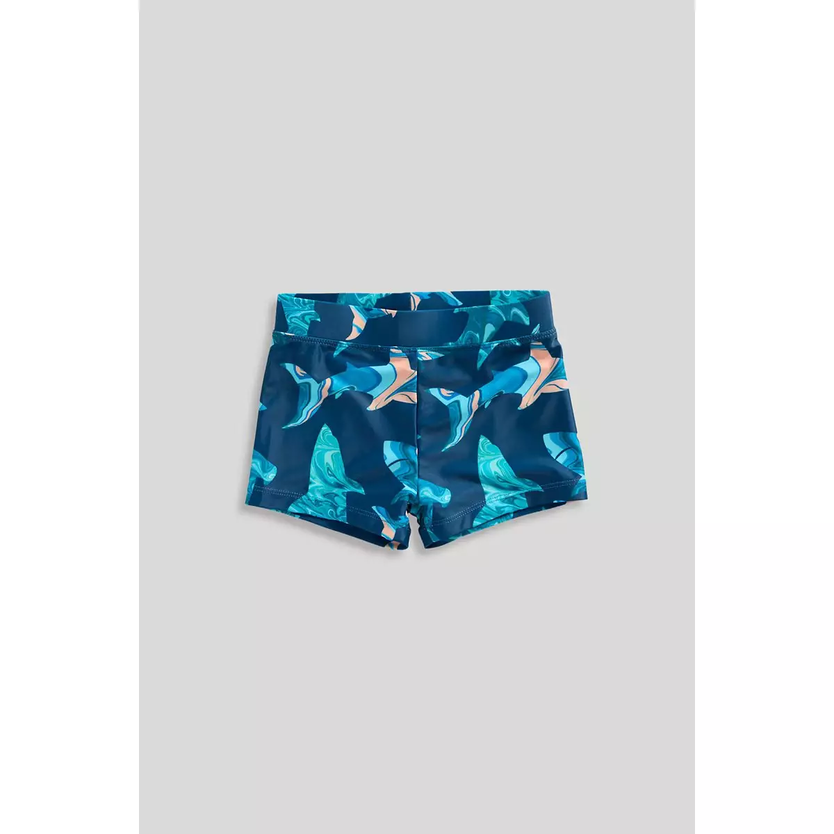 Mothercare Shark Marble Swim Trunks - Baju Renang Anak Laki-laki (Biru)