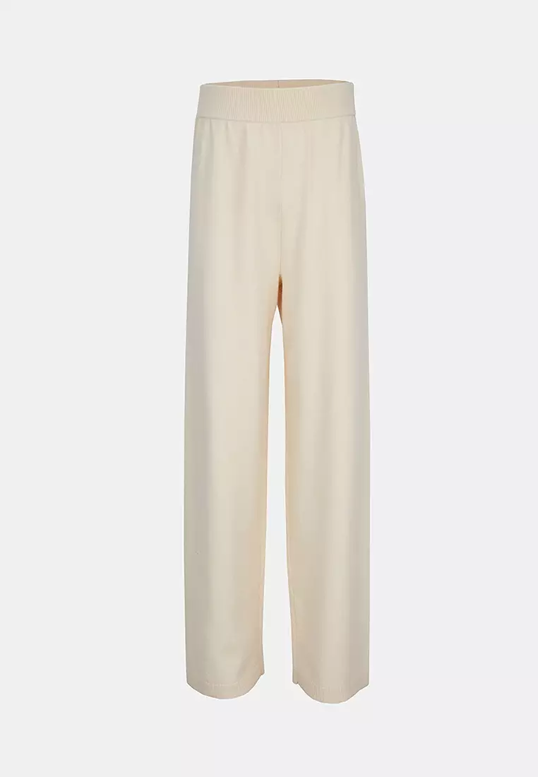 Casual Knitted Straight Leg Pants