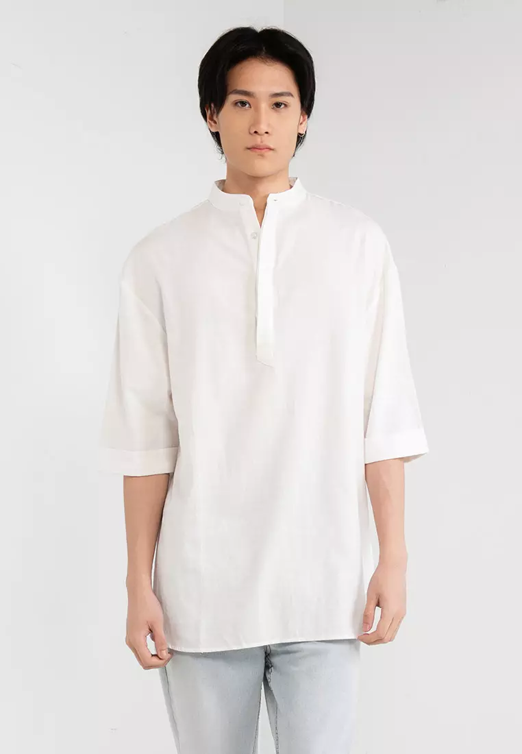 Buy ZALIA BASICS Recycle Cotton Oversized Casual Shirt 2025 Online