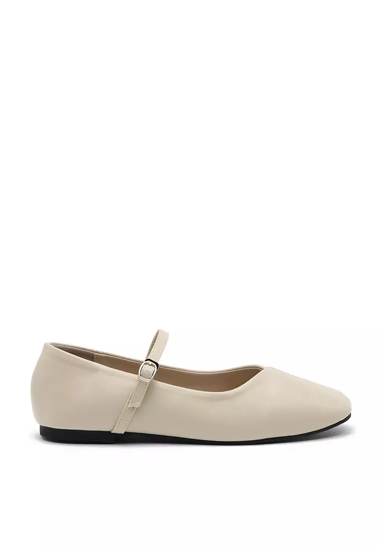 Discount on Sappun  shoes - SKU: Melliji Maryjane Flats (1cm) - Ivory