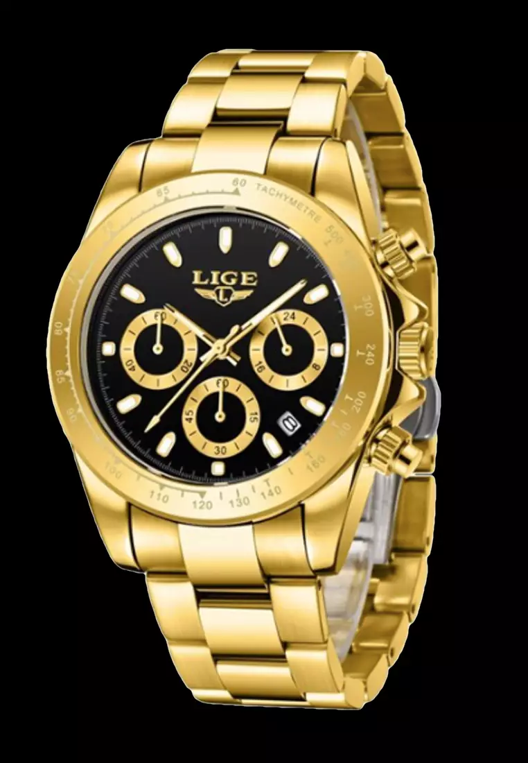 Lige hot sale gold watch