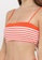 Billabong orange Suns Out Stripe Bandeau Bikini Top CEA1AUS595D9D5GS_3