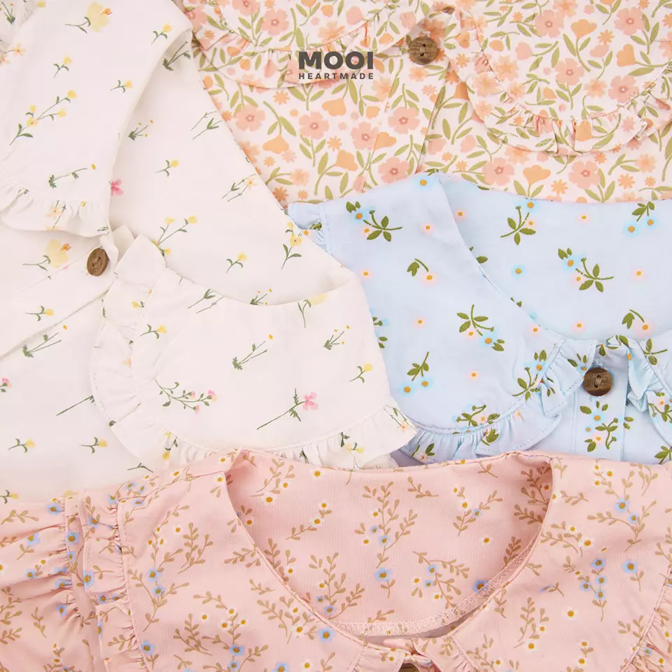 Mooi Atasan Anak Perempuan Loony Top - Off White