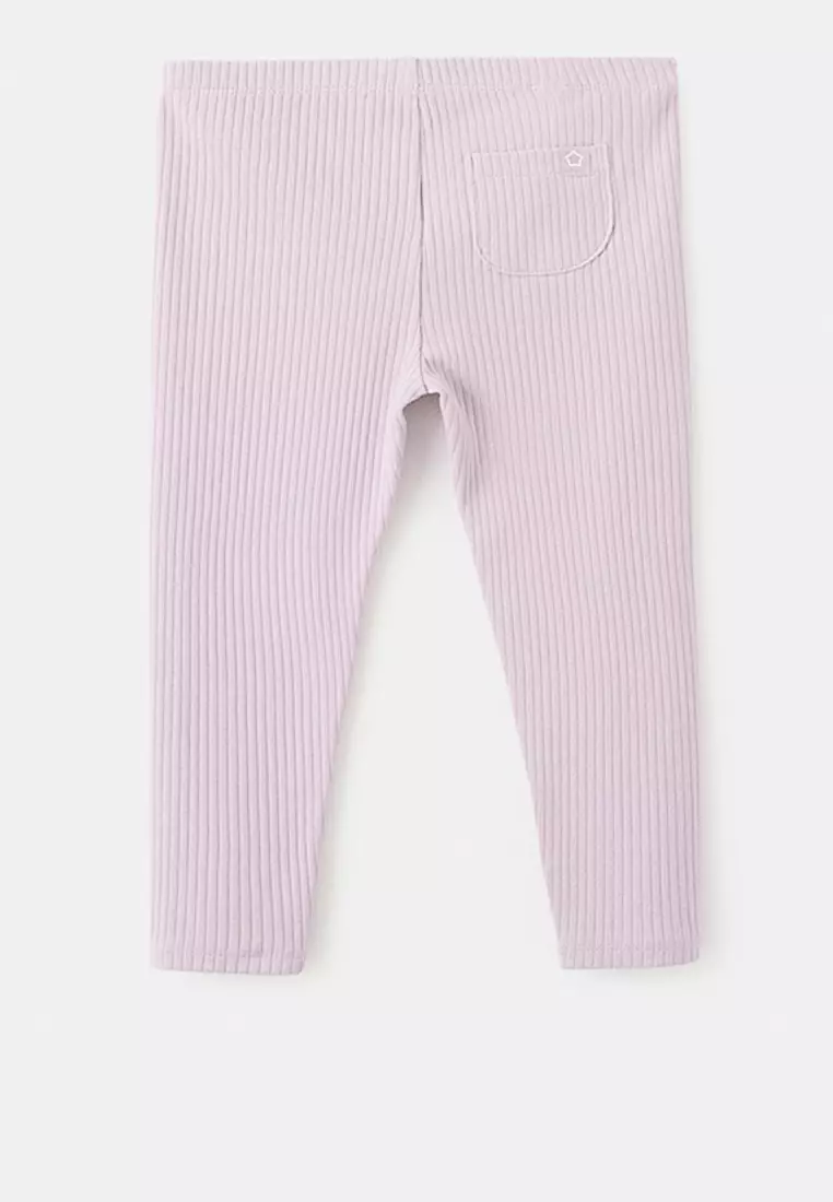Cotton Ribbed Leggings