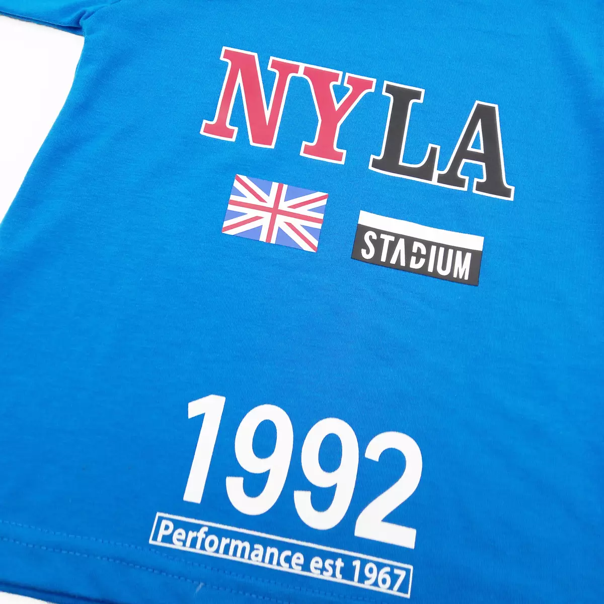 Wakakids Kaos Anak Laki Laki Atasan Baju Oblong Lengan Pendek Motif New York City 4182 Putih Wkats