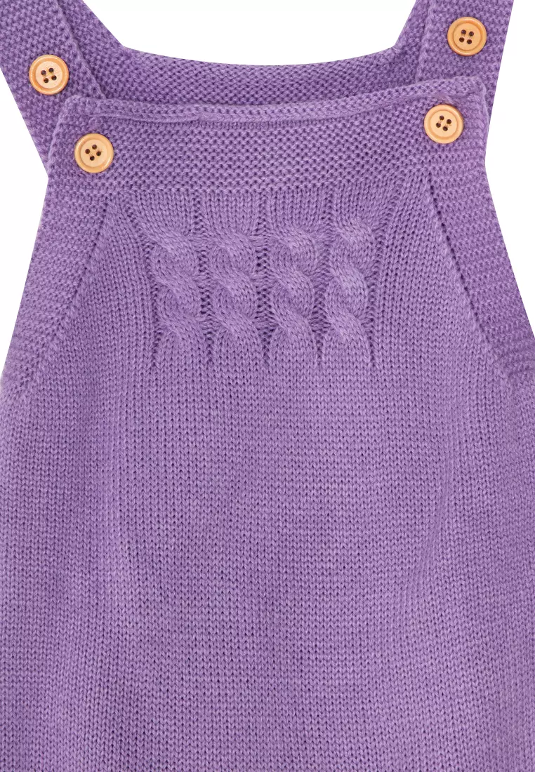 Check Knitted Romper