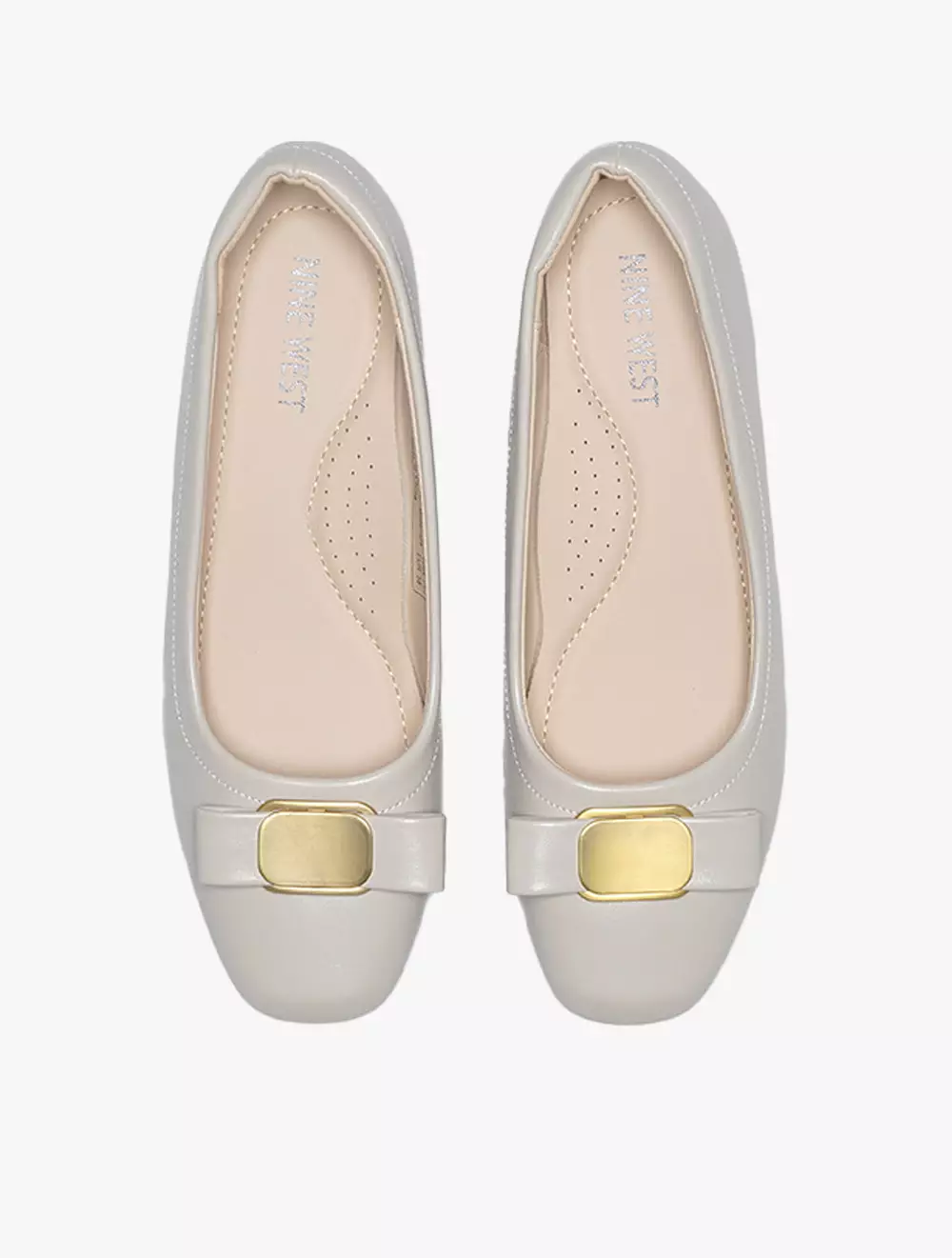 Payless Nine West Womens Kalula Flats - Off White_15